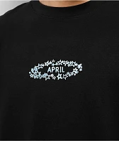 April Stars Black T-Shirt