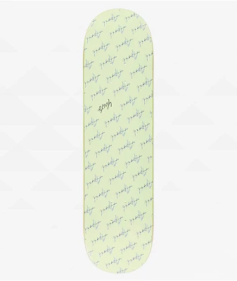 April Yuto Script Logo 8.25" Skateboard Deck