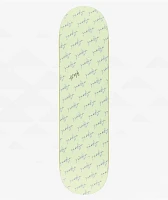 April Yuto Script Logo 8.25" Skateboard Deck