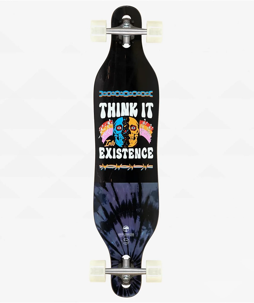Arbor Axis Artist Boss Dog 37" Drop Through Longboard Complete
