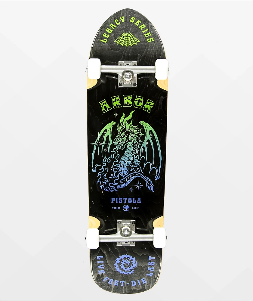 Arbor Legacy Pistola Spellbound 9.25" Skateboard Complete