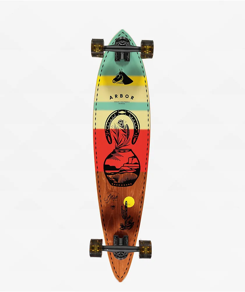 Arbor Mudgett Fish 37" Longboard Skateboard Complete