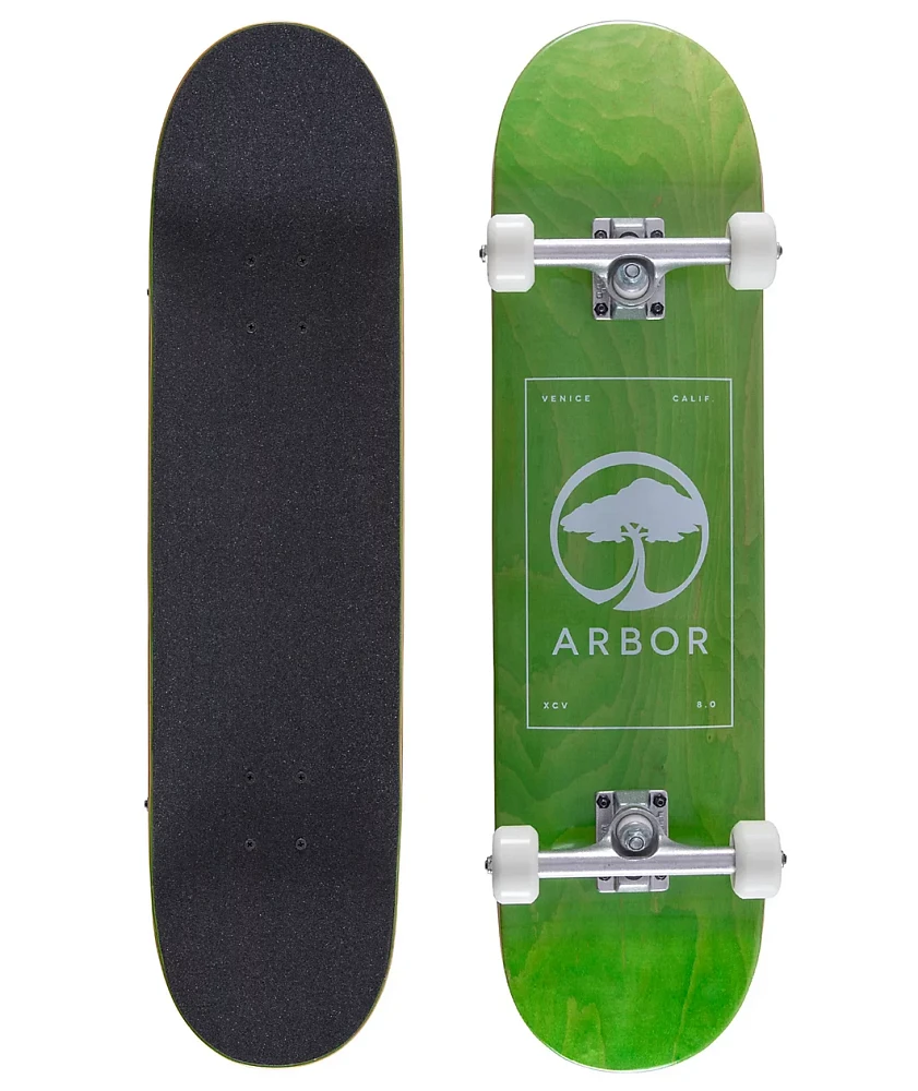 Arbor Street Logo 8.0" Skateboard Complete