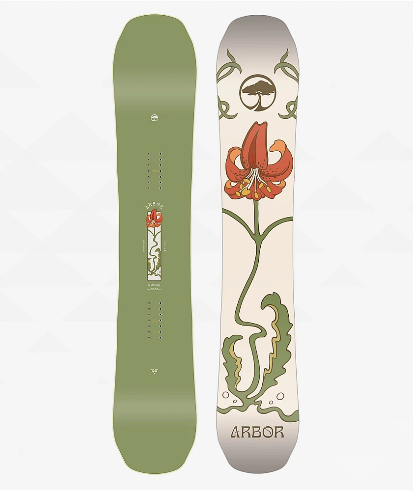 Arbor Womens Swoon Rocker Decon Snowboard 2025