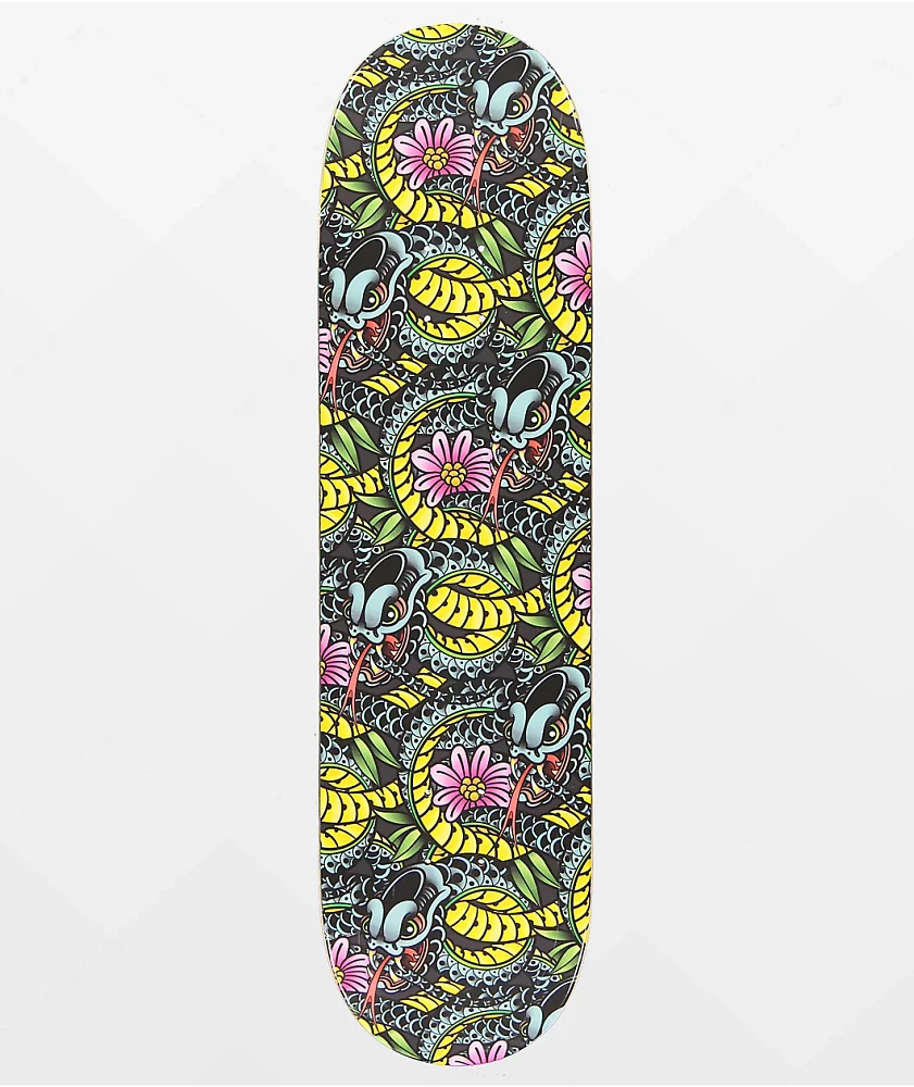 Art Project Snake Pattern 8.25" Skateboard Deck