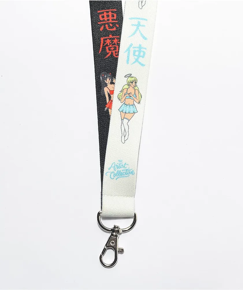 Artist Collective Angel Devil Lanyard