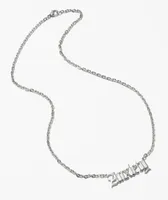 Artist Collective Anxiety 18" Silver Chain Necklace