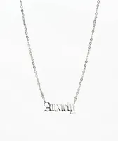 Artist Collective Anxiety 18" Silver Chain Necklace