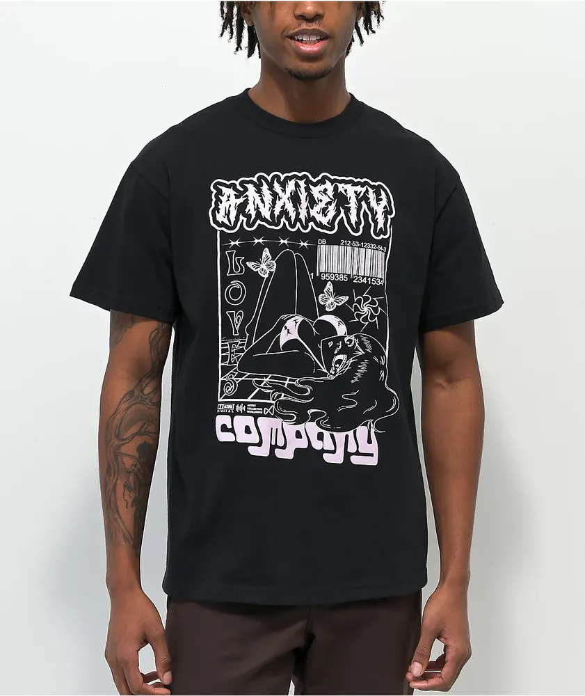 Artist Collective Anxiety Black T-Shirt