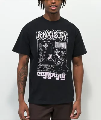 Artist Collective Anxiety Black T-Shirt