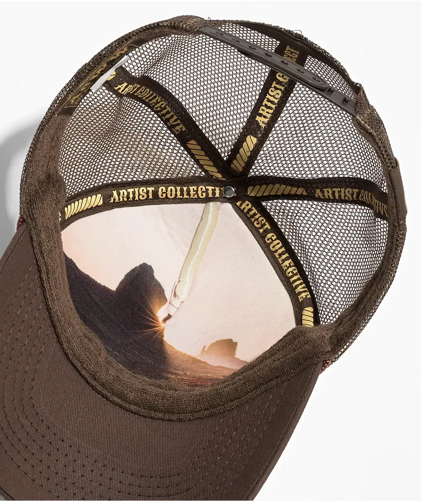 Artist Collective Cowboy Shit Brown Trucker Hat