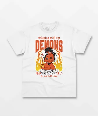 Artist Collective Demons White T-Shirt