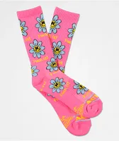 Artist Collective F*ck It Pink Crew Socks