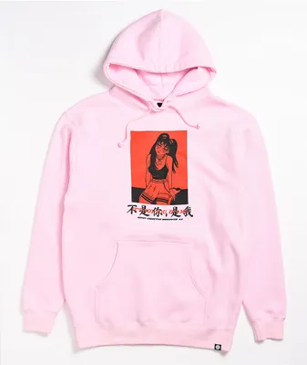 Artist Collective Not You Kanji Pink Hoodie