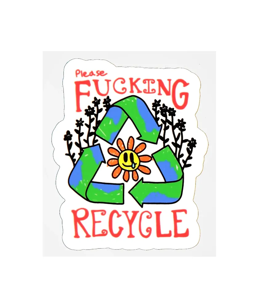 Artist Collective Please Recycle Sticker