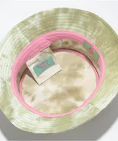 Artist Collective Slow Down Green Tie Dye Bucket Hat