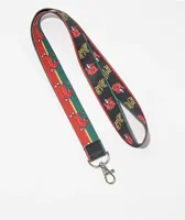 Artist Collective Stay Rad Red & Green Lanyard