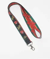 Artist Collective Stay Rad Red & Green Lanyard