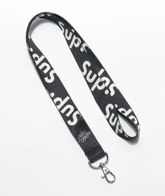 Artist Collective Sup Black Lanyard