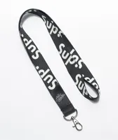 Artist Collective Sup Black Lanyard