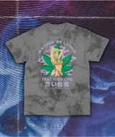 Artist Collective That High Life Grey Tie Dye T-Shirt