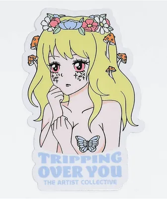 Artist Collective Tripping Over You Sticker