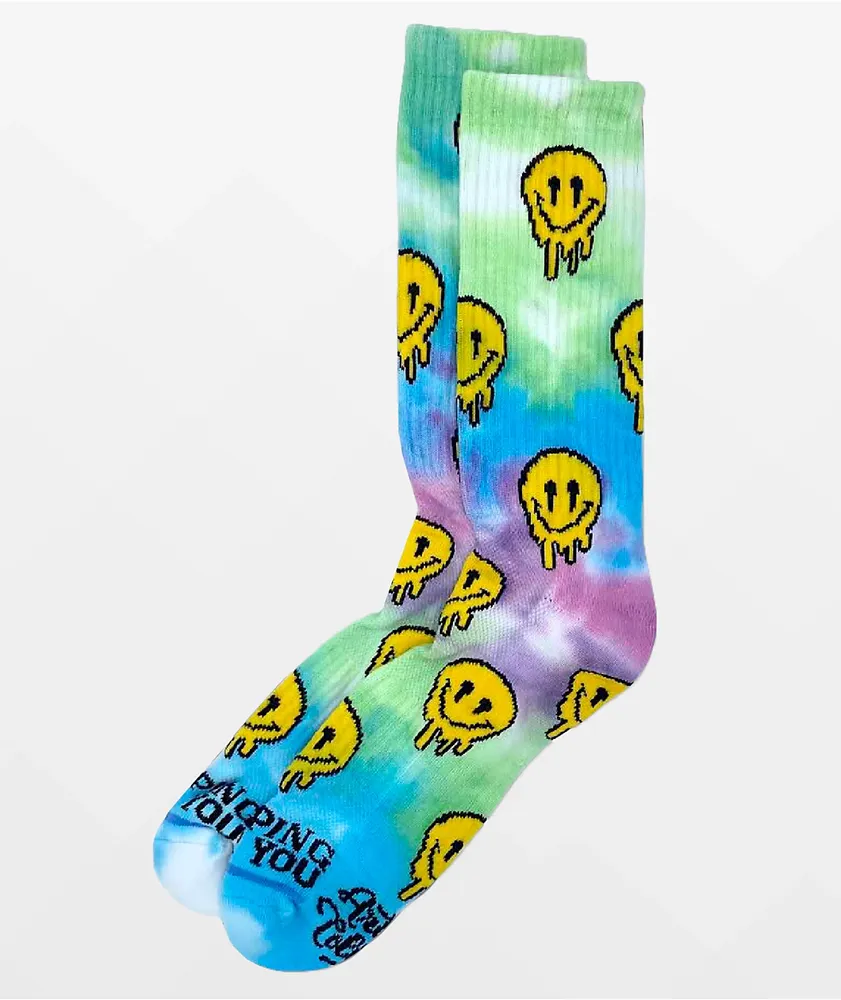 Artist Collective Tripping Tie Dye Crew Socks