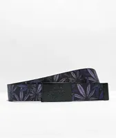 Artist Collective Weed Reversable Green & Purple Web Belt