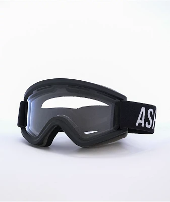 Ashbury Night Vision Black & Clear Snowboard Goggles