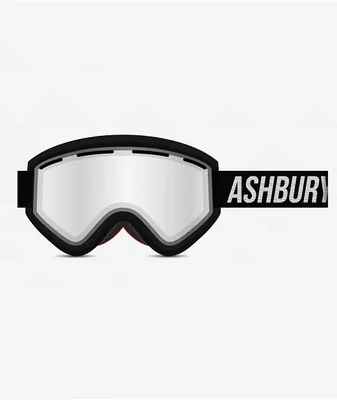 Ashbury Night Vision Black & Clear Snowboard Goggles