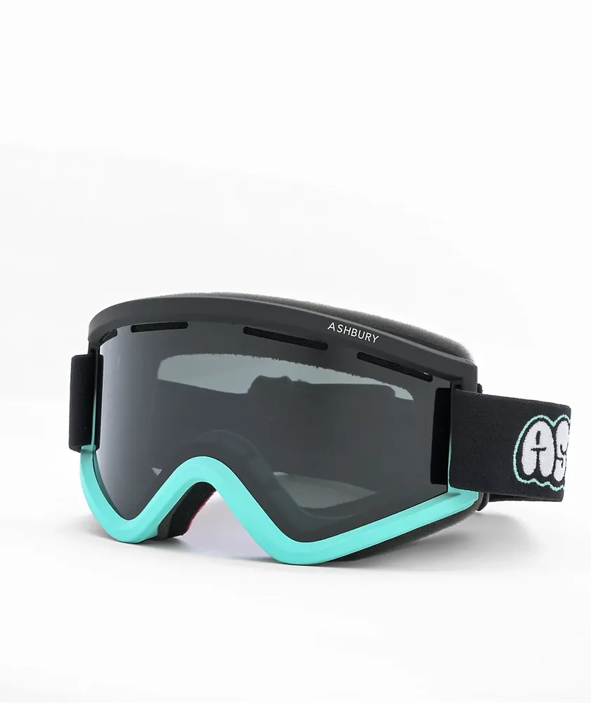 Ashbury Tag Black Snowboard Goggles