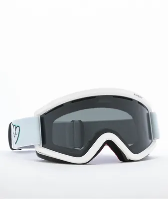 Ashbury Tag White Snowboard Goggles