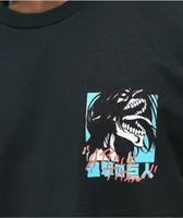 Attack On Titan Colorblock Black T-Shirt