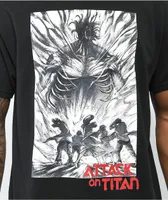 Attack On Titan Titan Powers Black T-Shirt