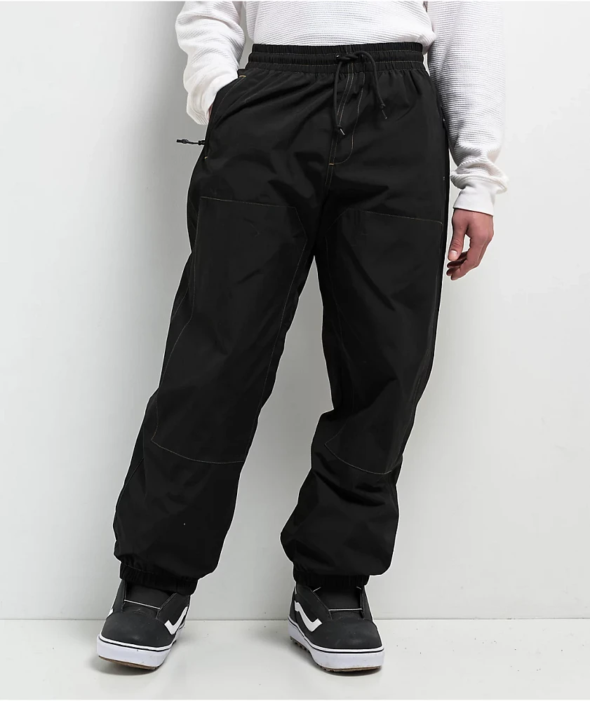 Autumn Service Black Snowboard Pants 2025