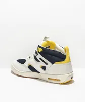 Axion Genesis Mid Navy, White, & Yellow Skate Shoes