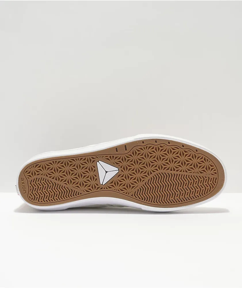 Axion Rue Off White Slip-On Skate Shoes