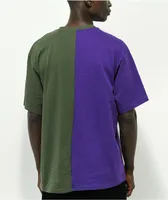 BTS DNA Olive & Purple Split T-Shirt
