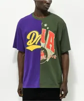 BTS DNA Olive & Purple Split T-Shirt