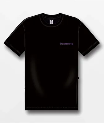 BTS Dynamite Black T-Shirt