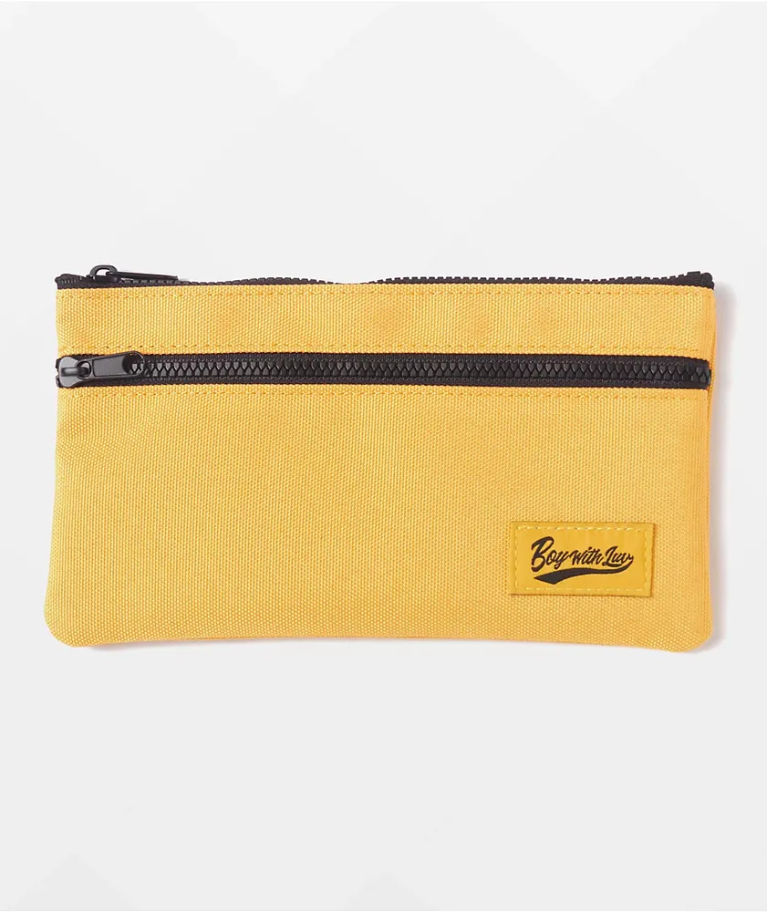 BTS Varsity Boy With Luv Yellow Pencil Case