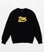 BTS Varsity Idol Black Crew Neck Sweatshirt