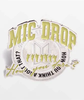 BTS Varsity Mic Drop Pin