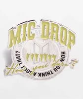 BTS Varsity Mic Drop Pin