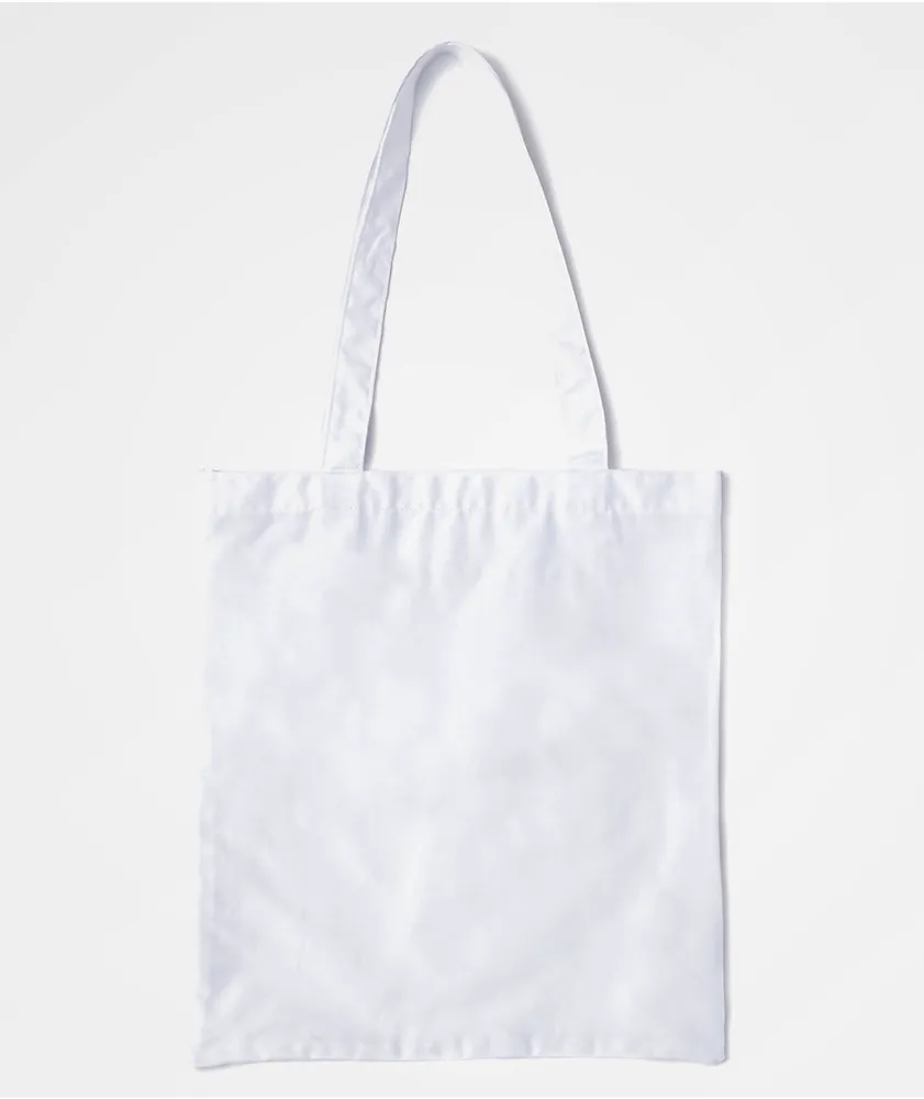 BTS Varsity Mic Drop White Tote Bag
