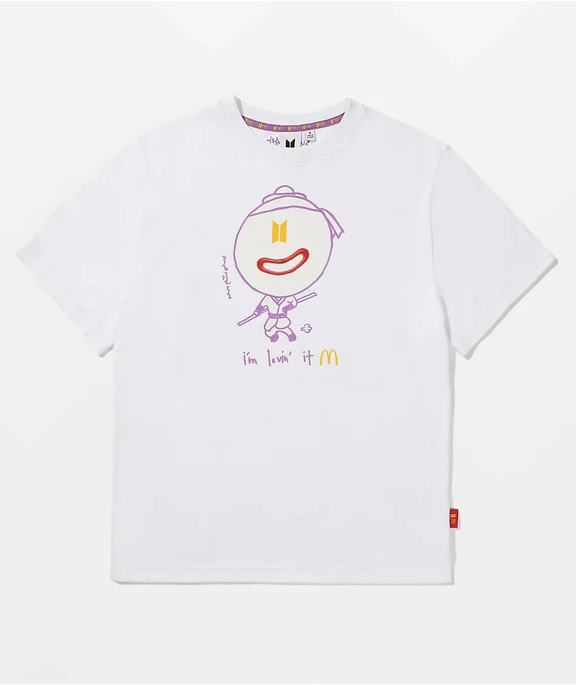 BTS x McDonald's Jimin Saucy White T-Shirt