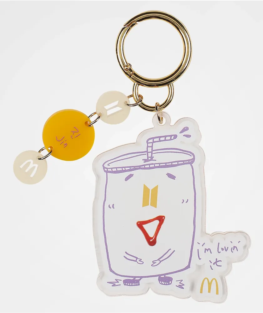 BTS x McDonald's Jin Saucy Keychain Clip