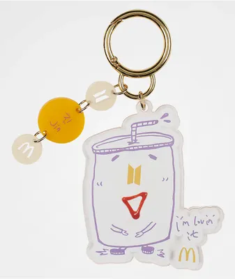 BTS x McDonald's Jin Saucy Keychain Clip