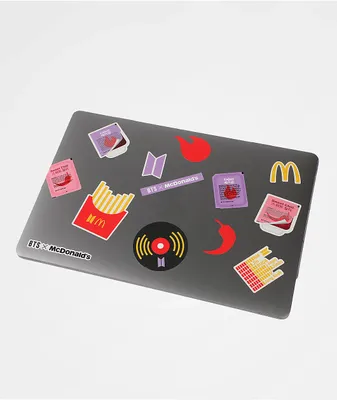 BTS x McDonald's Logo Assorted Sticker Set