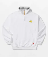 BTS x McDonald's Melting White Quarter Zip Sweatshirt